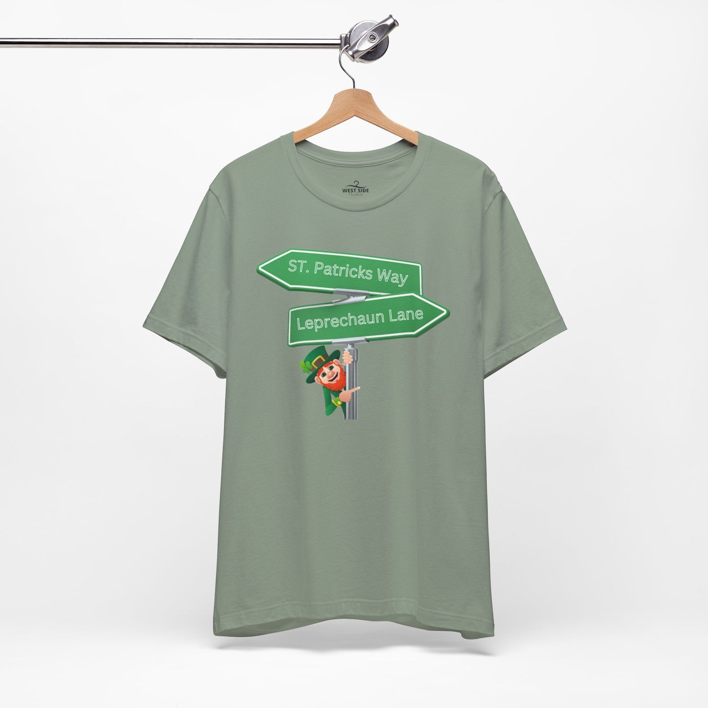 St. Patrick's Day Graphic Tee, Unisex Jersey Tee, Fun T-Shirt for Leprechaun Lovers, Holiday Apparel, Green Theme Outfit