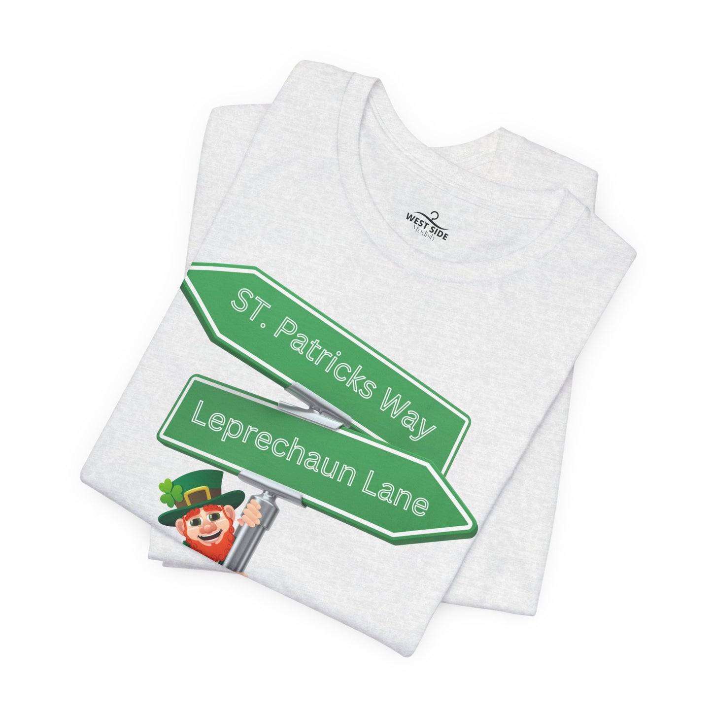 St. Patrick's Day Graphic Tee, Unisex Jersey Tee, Fun T-Shirt for Leprechaun Lovers, Holiday Apparel, Green Theme Outfit