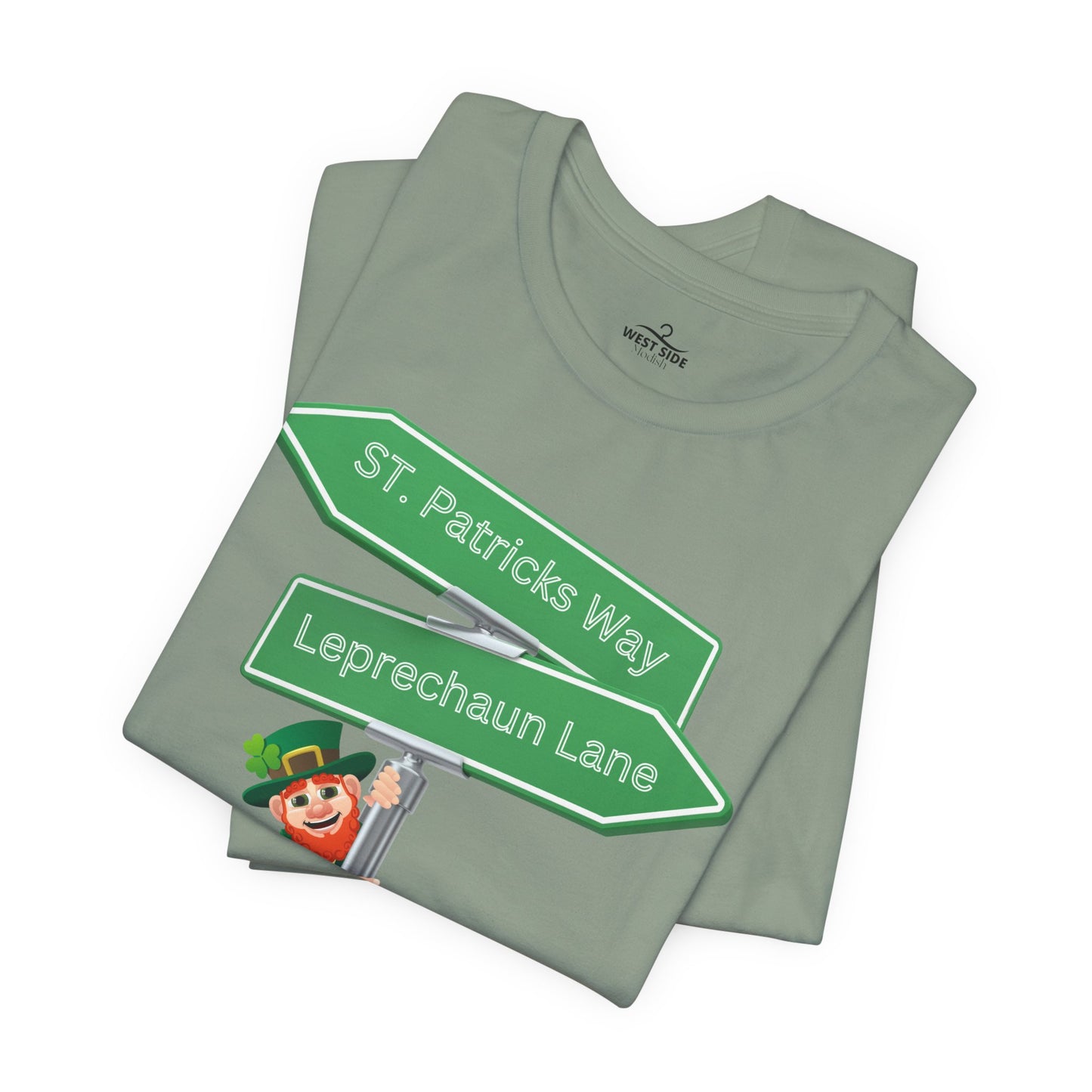 St. Patrick's Day Graphic Tee, Unisex Jersey Tee, Fun T-Shirt for Leprechaun Lovers, Holiday Apparel, Green Theme Outfit