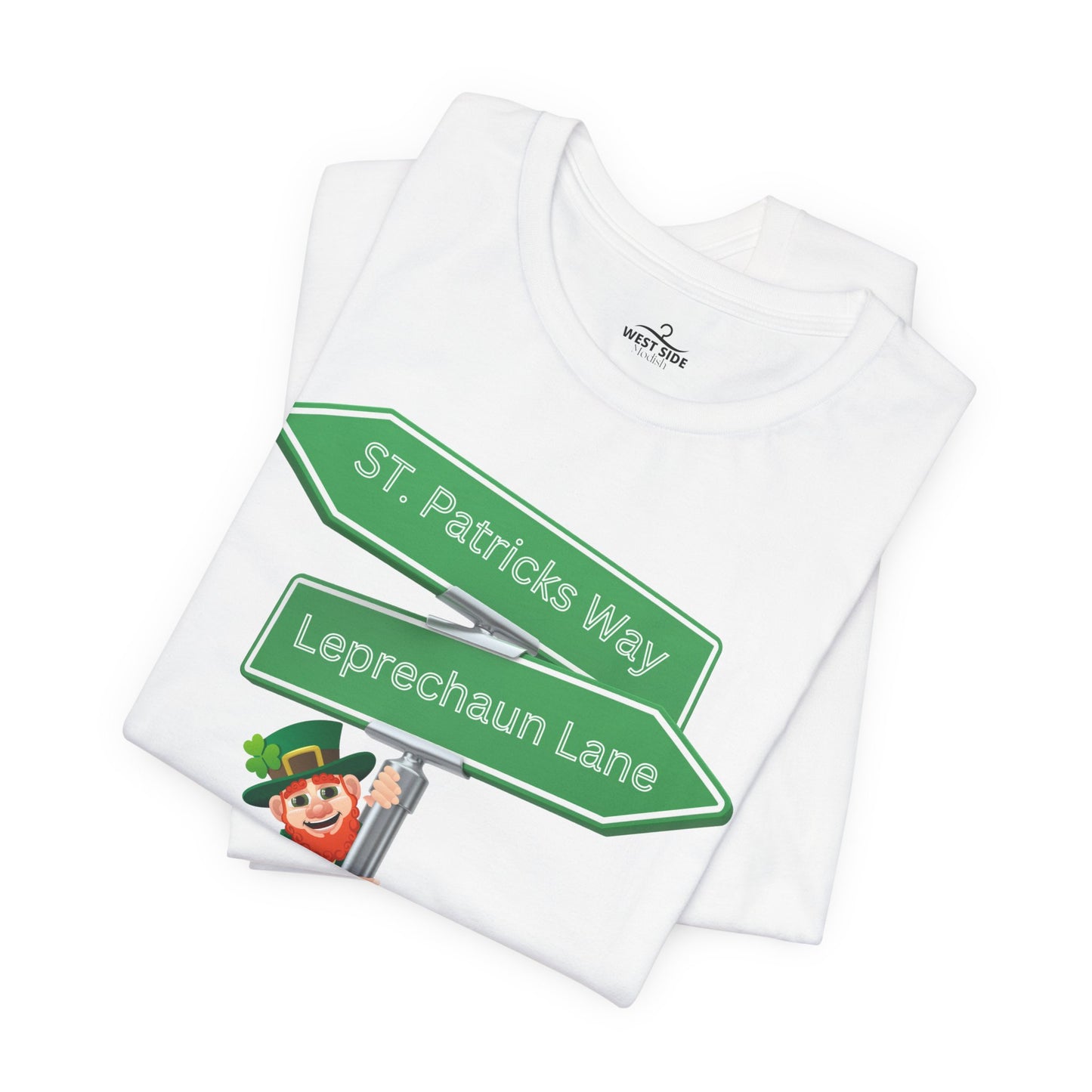 St. Patrick's Day Graphic Tee, Unisex Jersey Tee, Fun T-Shirt for Leprechaun Lovers, Holiday Apparel, Green Theme Outfit